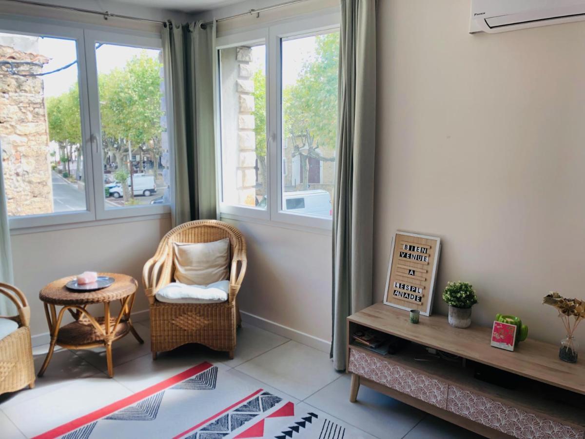 L'Esplanade, Appartement En Centre-Ville Au Calme Puisserguier Экстерьер фото