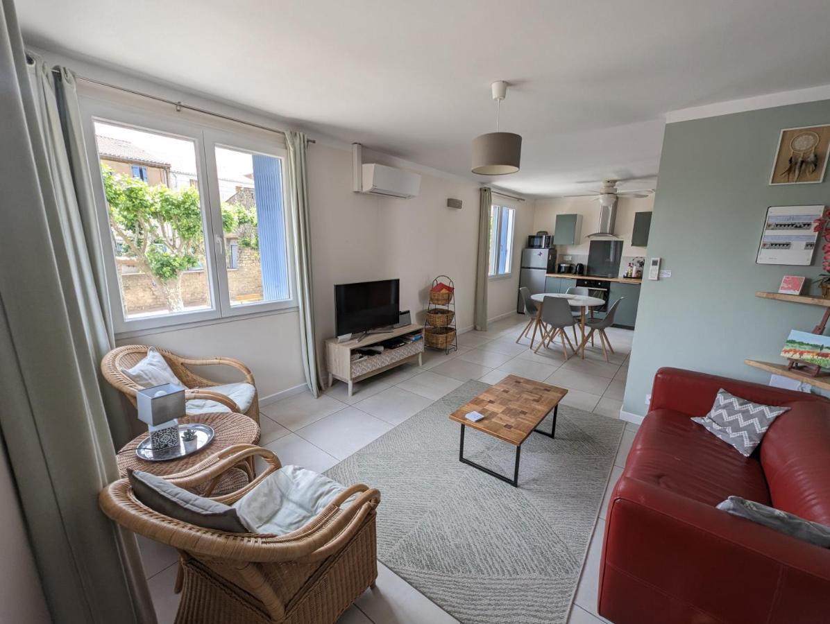 L'Esplanade, Appartement En Centre-Ville Au Calme Puisserguier Экстерьер фото